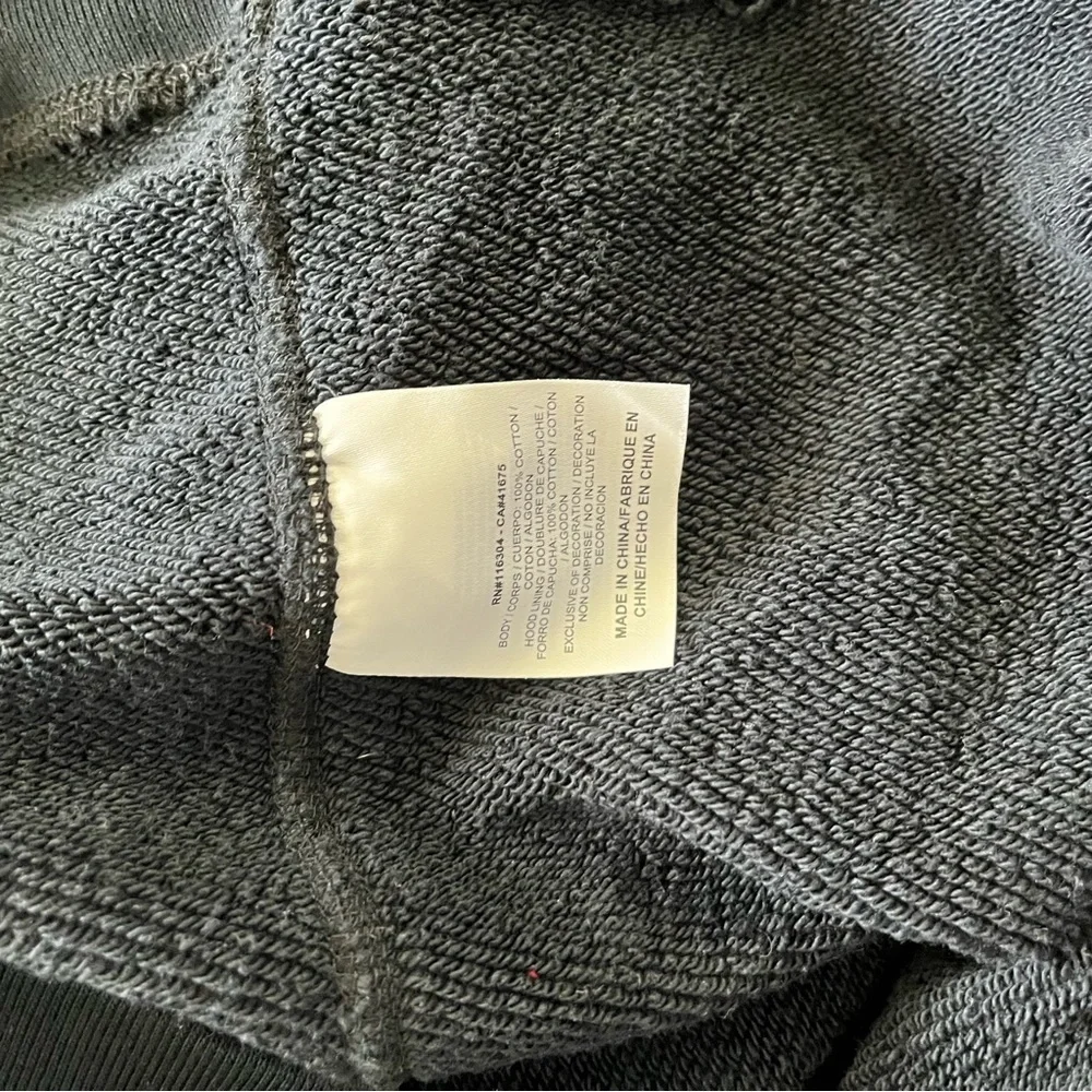 FRAGMENT x CONVERSE sz S Black Pullover Fleece Hoodie Long Sleeve Bolt - Picture 9 of 9